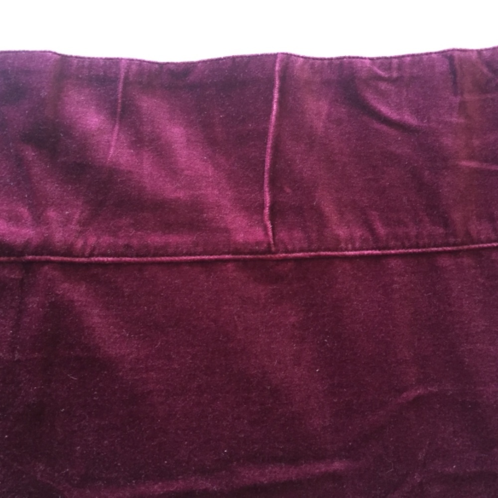 Pottery Barn Velvet patchwork full/queen duvet cover, bed skirt, pillow cover - Picture 3 of 5